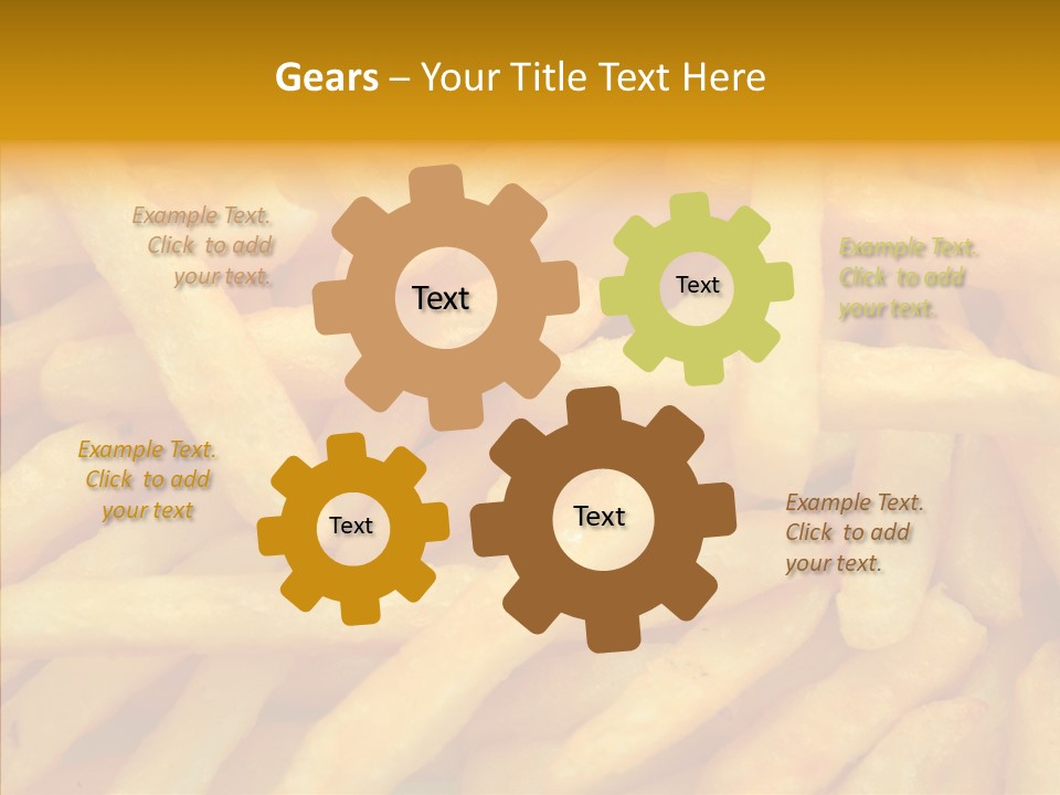 Food Chips Greasy PowerPoint Template