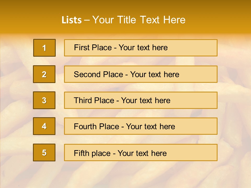 Food Chips Greasy PowerPoint Template