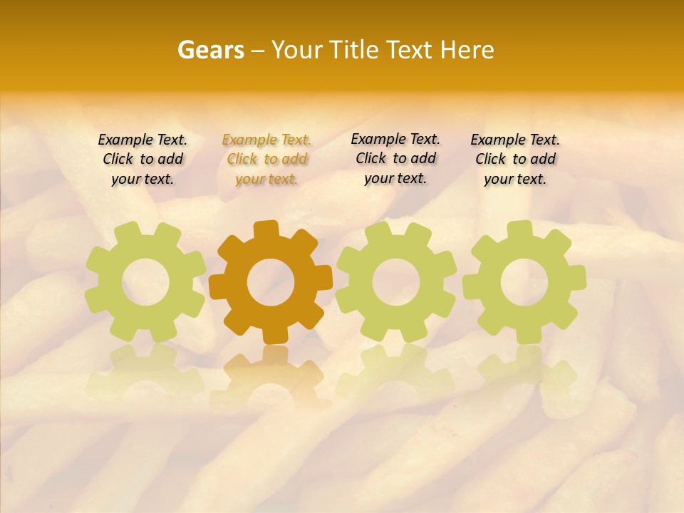 Food Chips Greasy PowerPoint Template