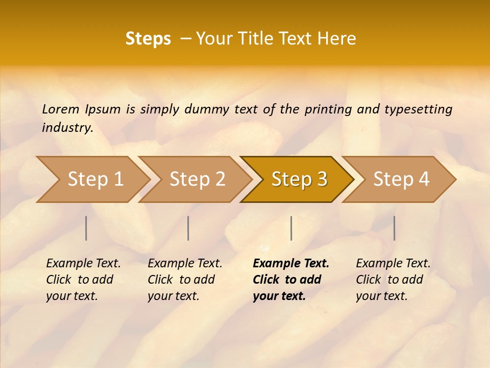 Food Chips Greasy PowerPoint Template