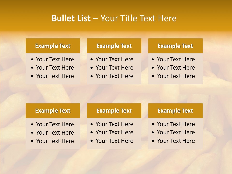 Food Chips Greasy PowerPoint Template