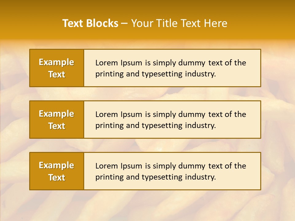 Food Chips Greasy PowerPoint Template