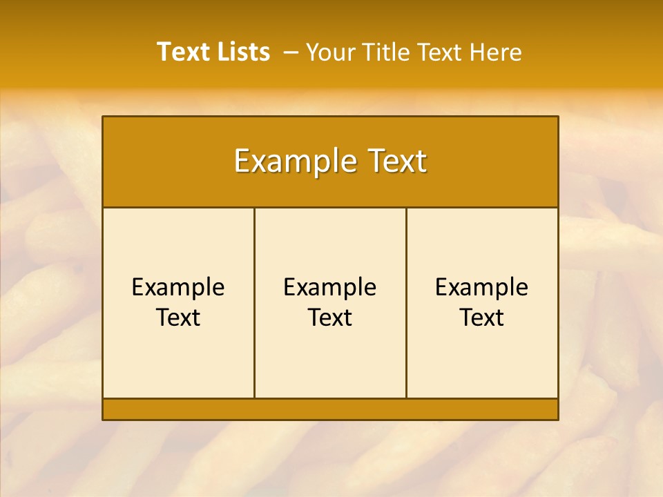 Food Chips Greasy PowerPoint Template