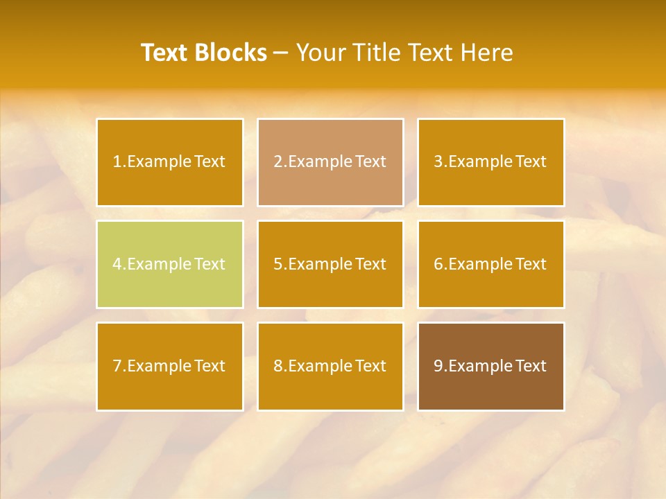 Food Chips Greasy PowerPoint Template