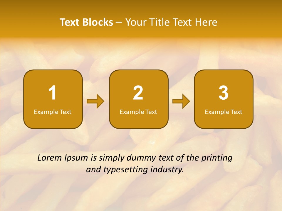 Food Chips Greasy PowerPoint Template