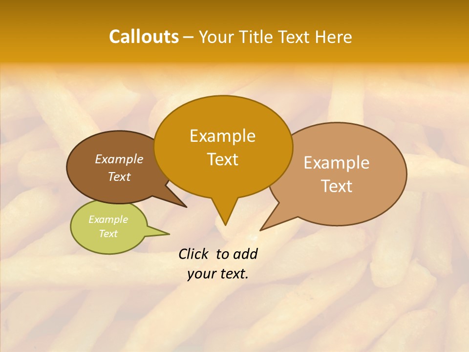 Food Chips Greasy PowerPoint Template