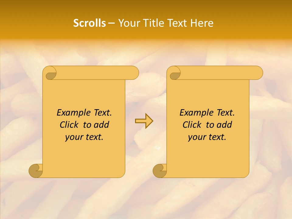 Food Chips Greasy PowerPoint Template