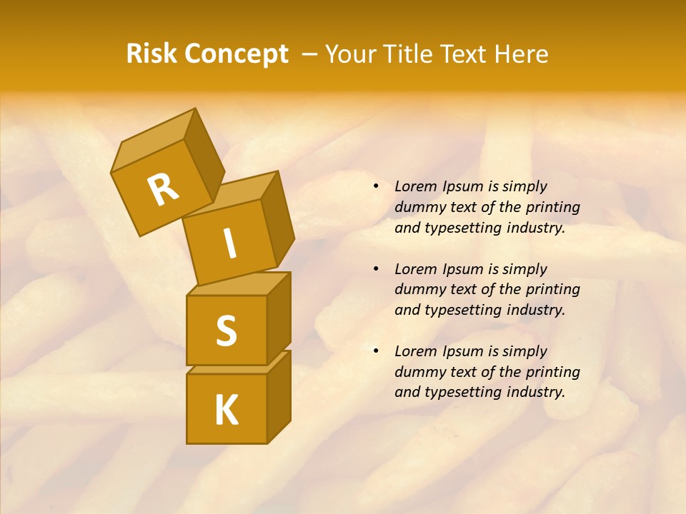 Food Chips Greasy PowerPoint Template