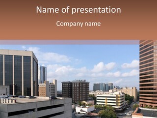 Downtown City Orlando PowerPoint Template