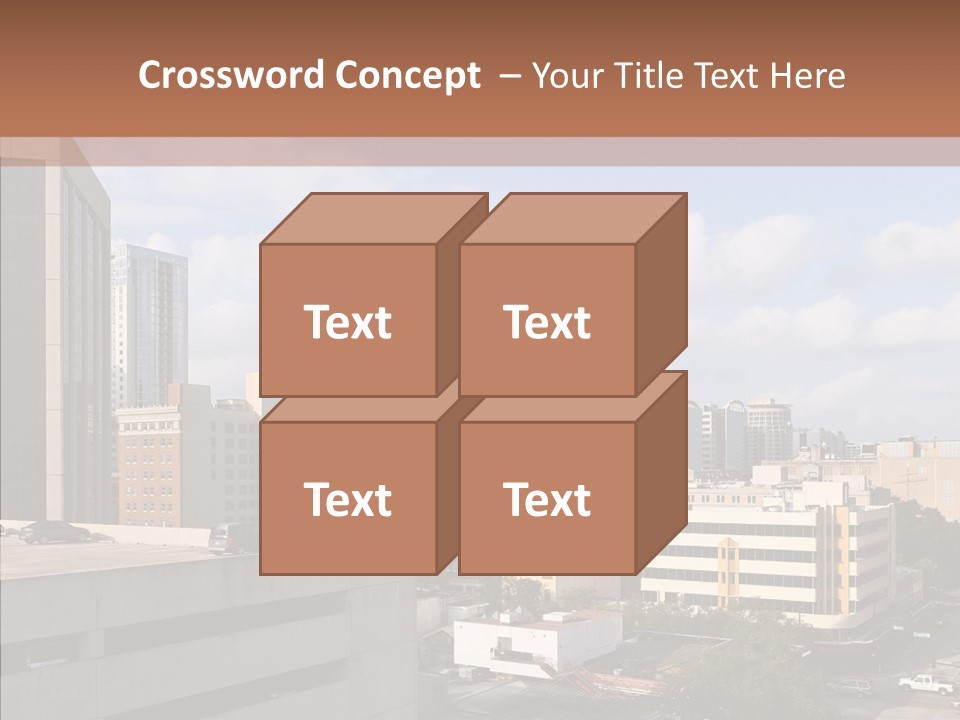 Downtown City Orlando PowerPoint Template