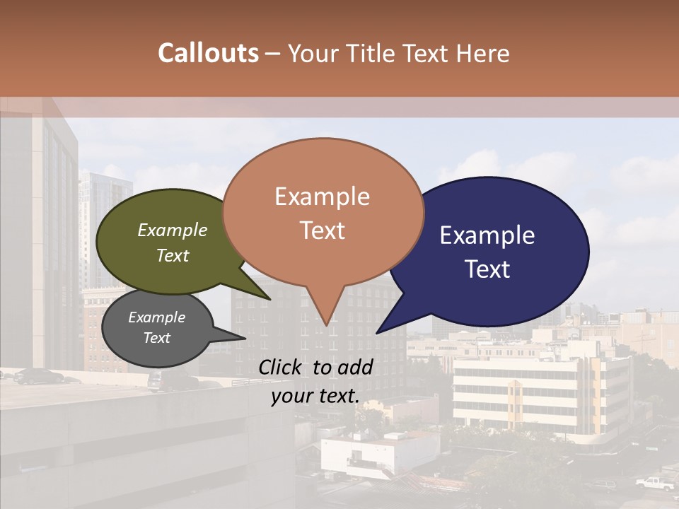 Downtown City Orlando PowerPoint Template