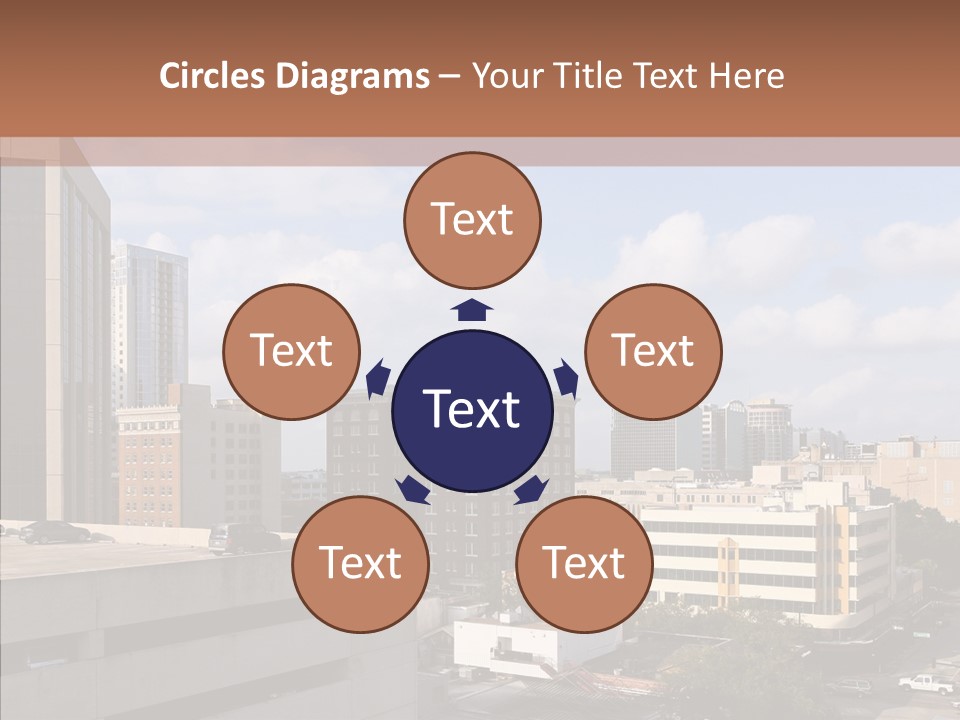 Downtown City Orlando PowerPoint Template