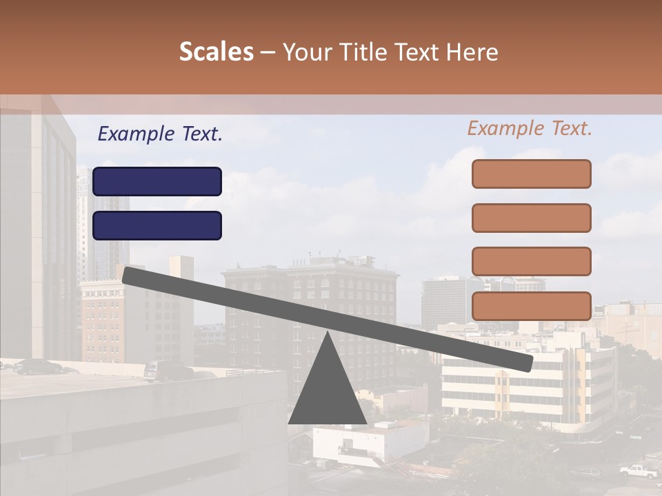 Downtown City Orlando PowerPoint Template