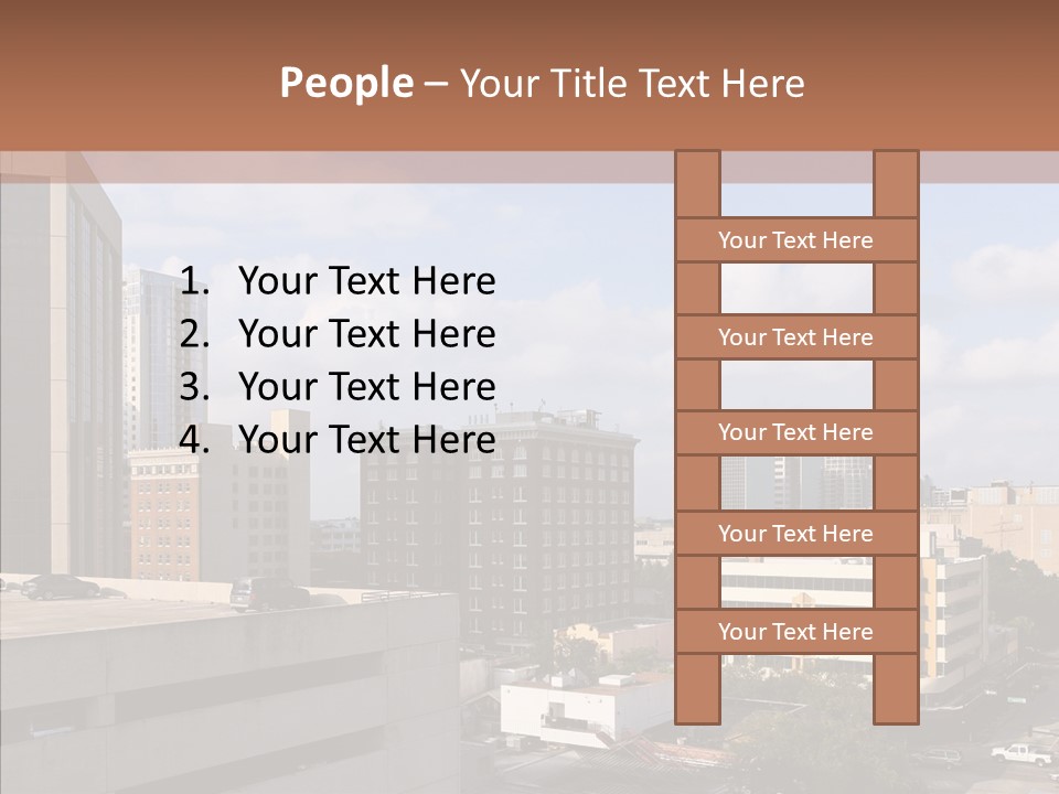 Downtown City Orlando PowerPoint Template