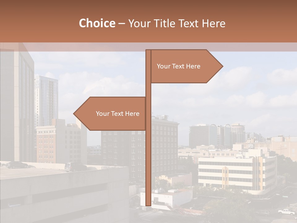 Downtown City Orlando PowerPoint Template