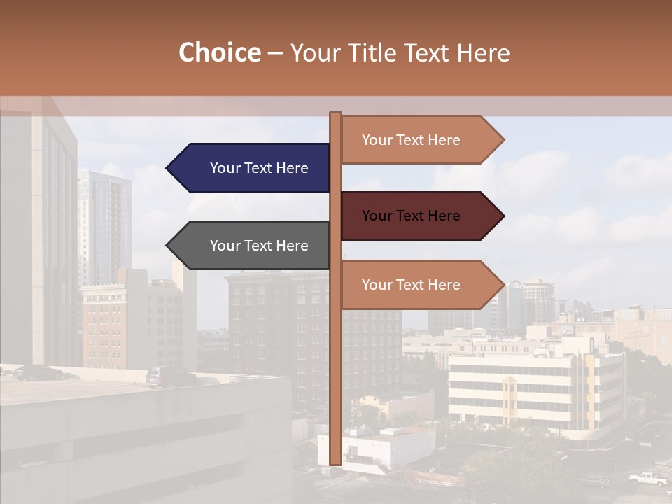 Downtown City Orlando PowerPoint Template