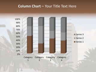 Urban Center Downtown Orlando PowerPoint Template