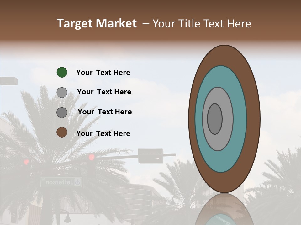 Urban Center Downtown Orlando PowerPoint Template