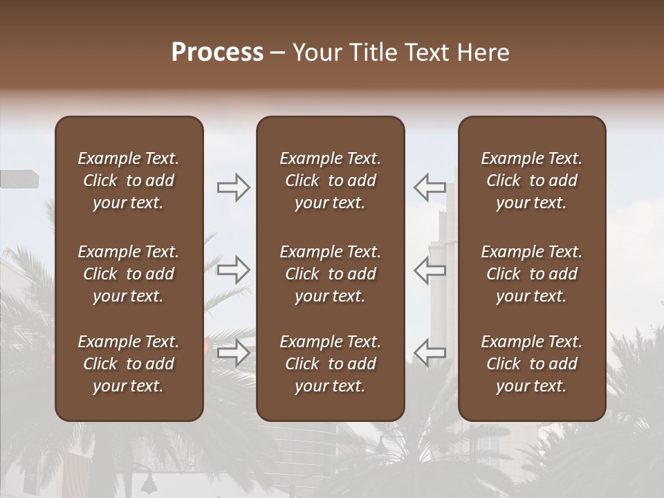 Urban Center Downtown Orlando PowerPoint Template
