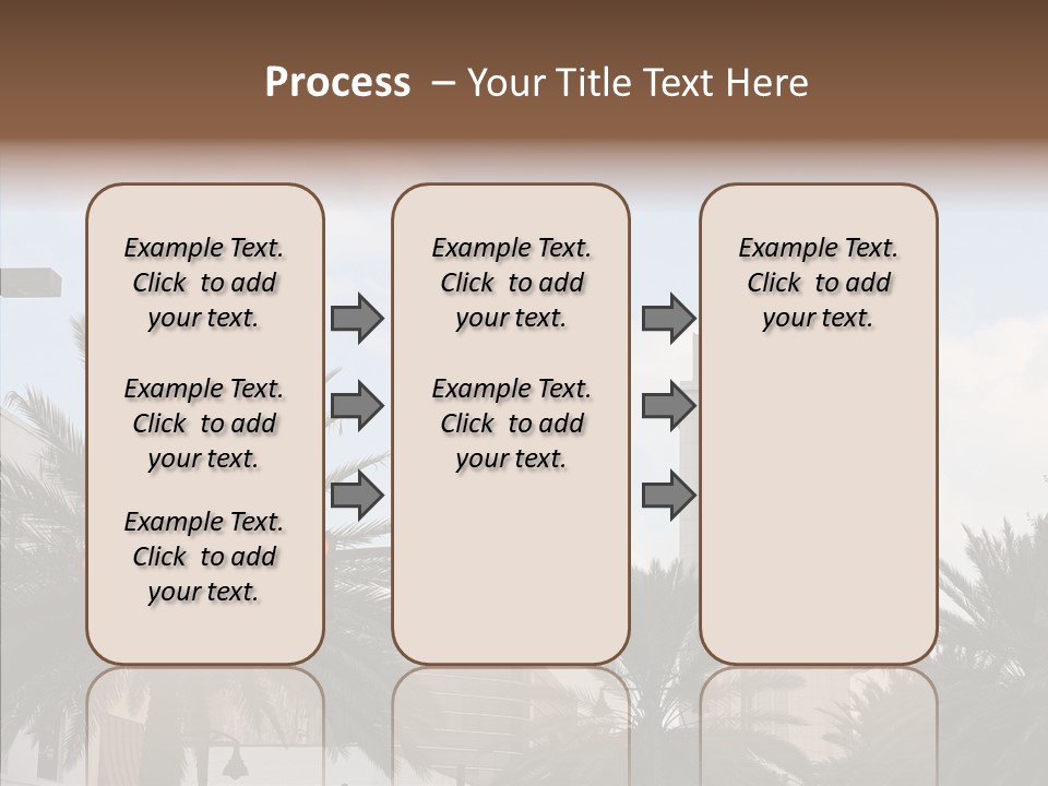 Urban Center Downtown Orlando PowerPoint Template