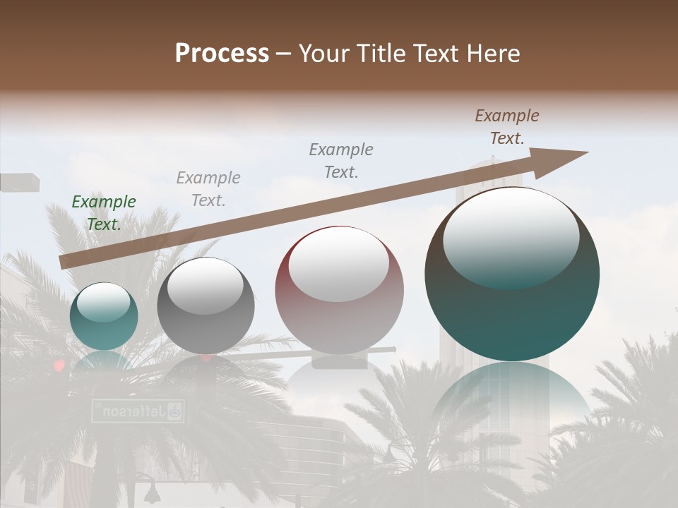 Urban Center Downtown Orlando PowerPoint Template