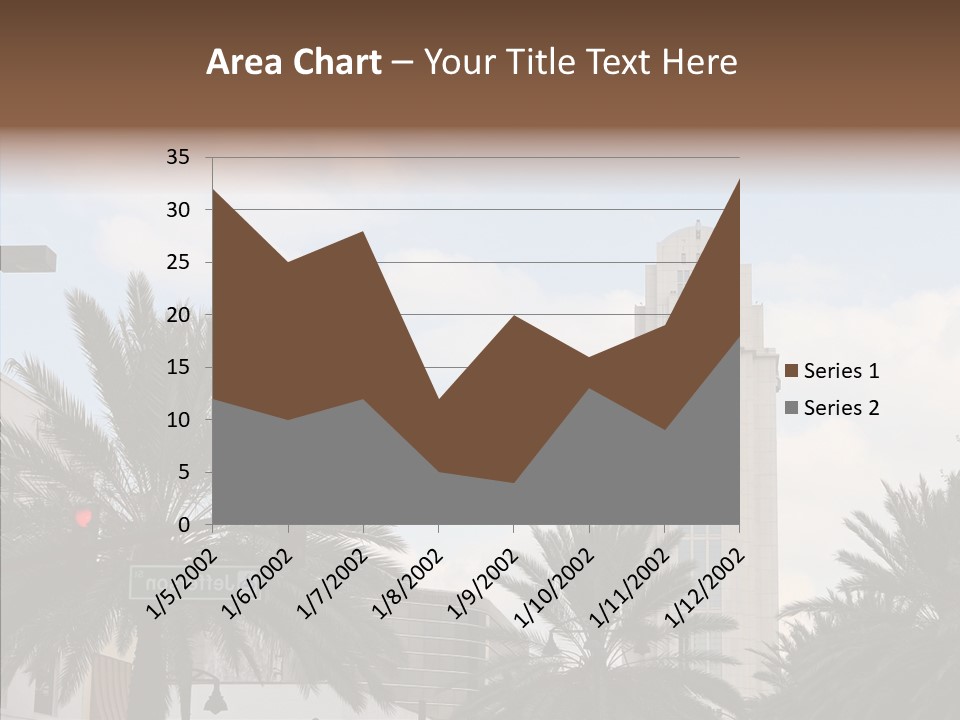 Urban Center Downtown Orlando PowerPoint Template