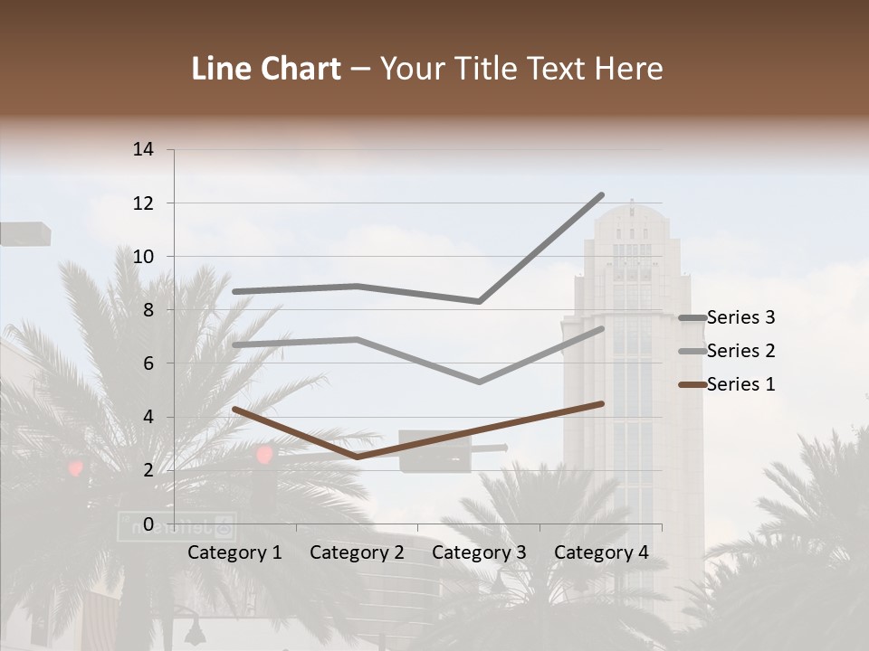 Urban Center Downtown Orlando PowerPoint Template