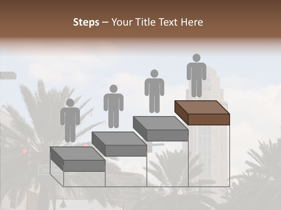 Urban Center Downtown Orlando PowerPoint Template