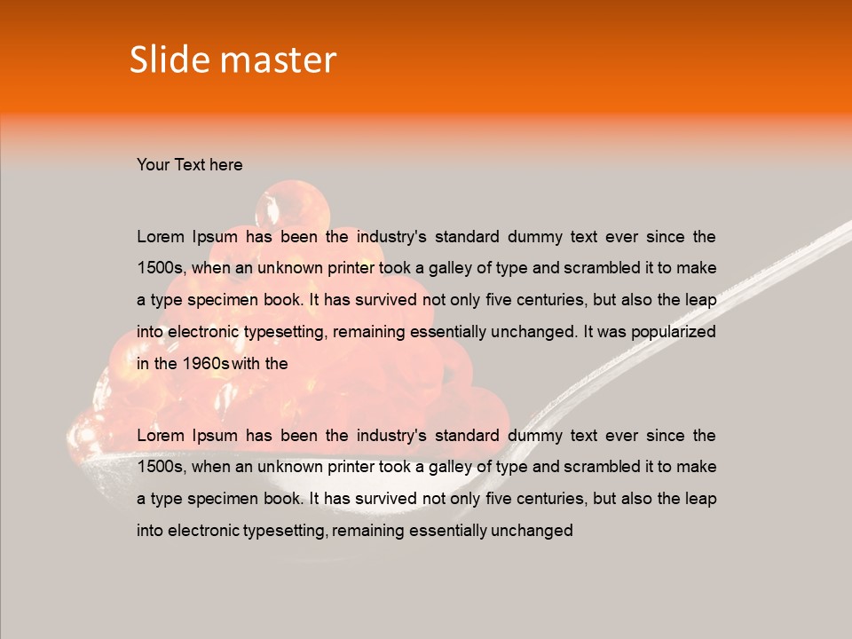 Salted Red Black PowerPoint Template