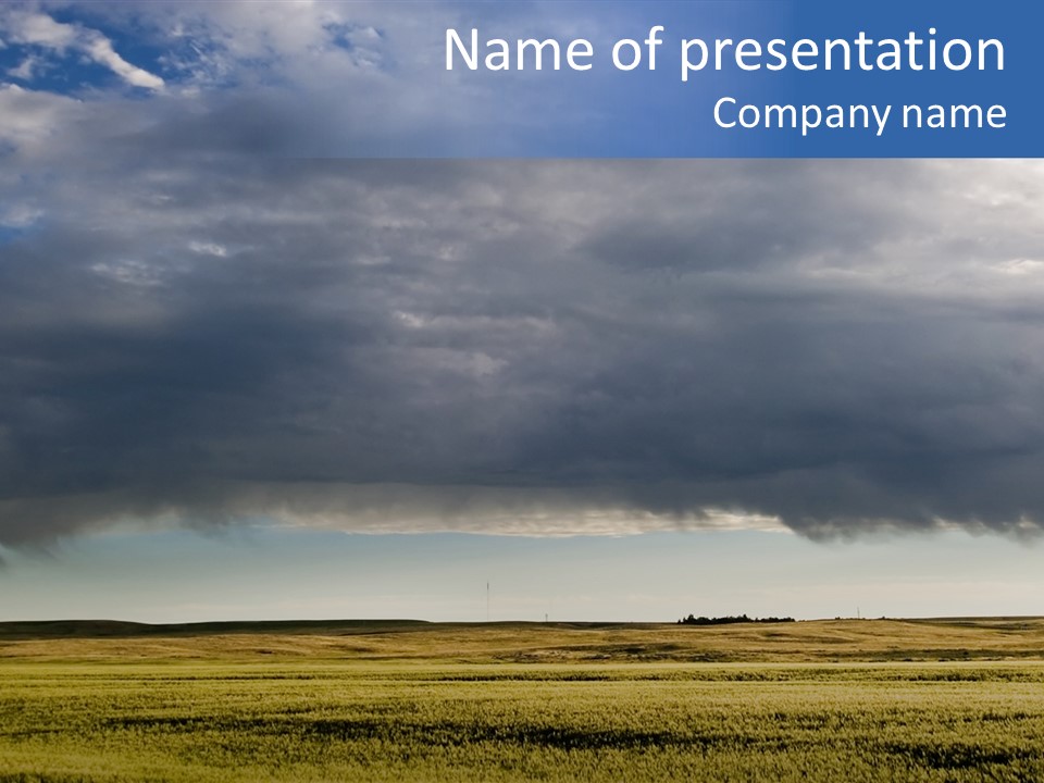 North Weather Outdoor PowerPoint Template