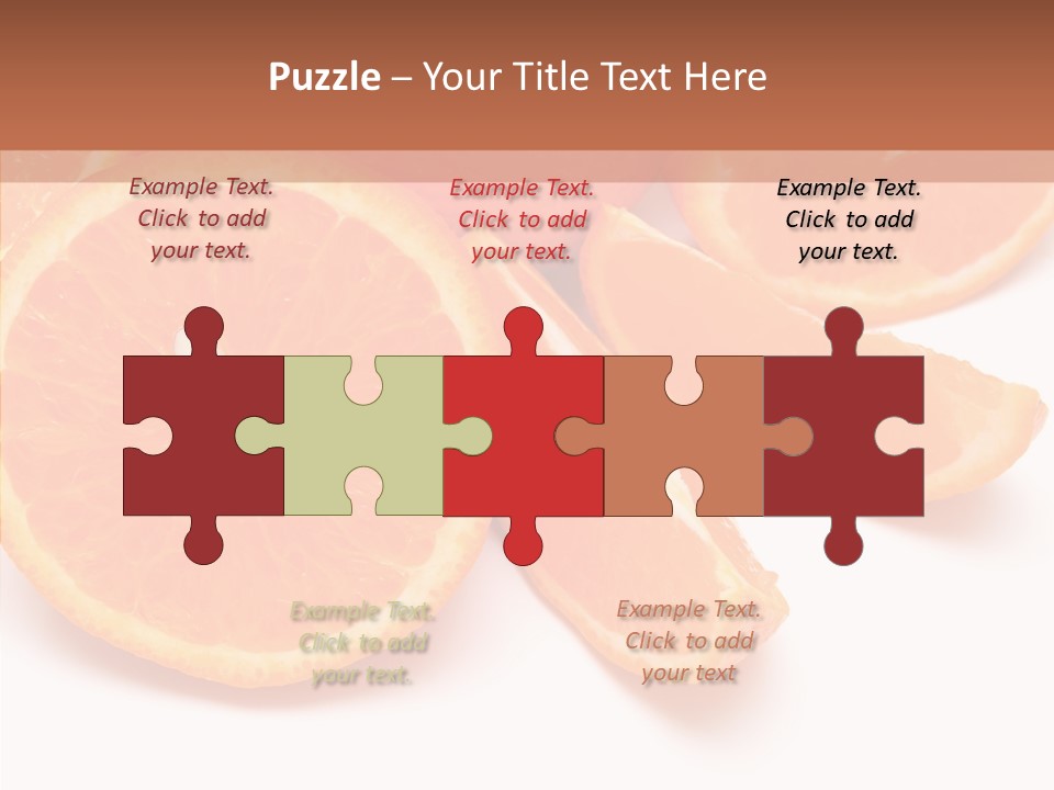 Vitamin Bright Water PowerPoint Template