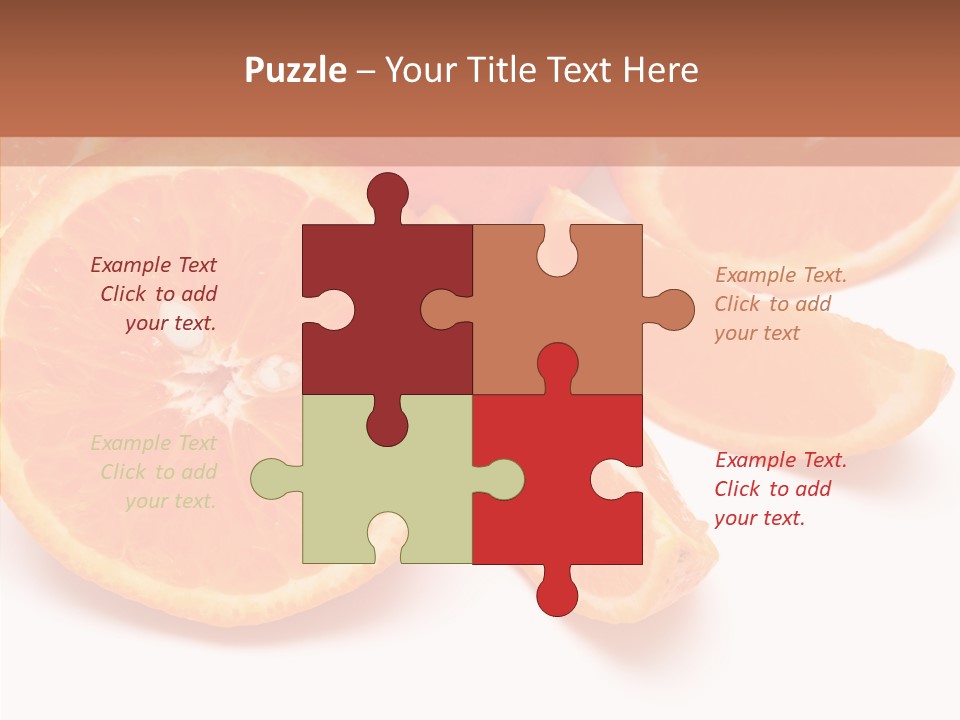 Vitamin Bright Water PowerPoint Template