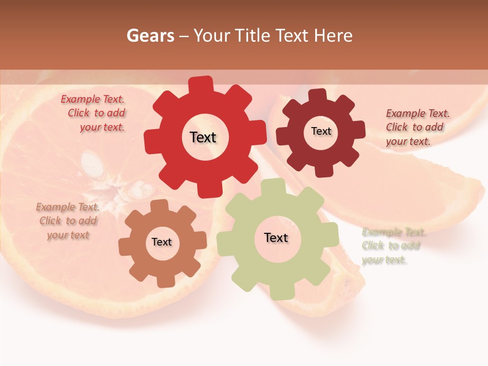 Vitamin Bright Water PowerPoint Template