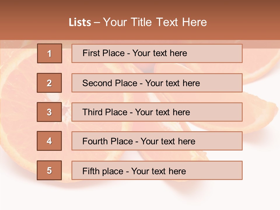 Vitamin Bright Water PowerPoint Template