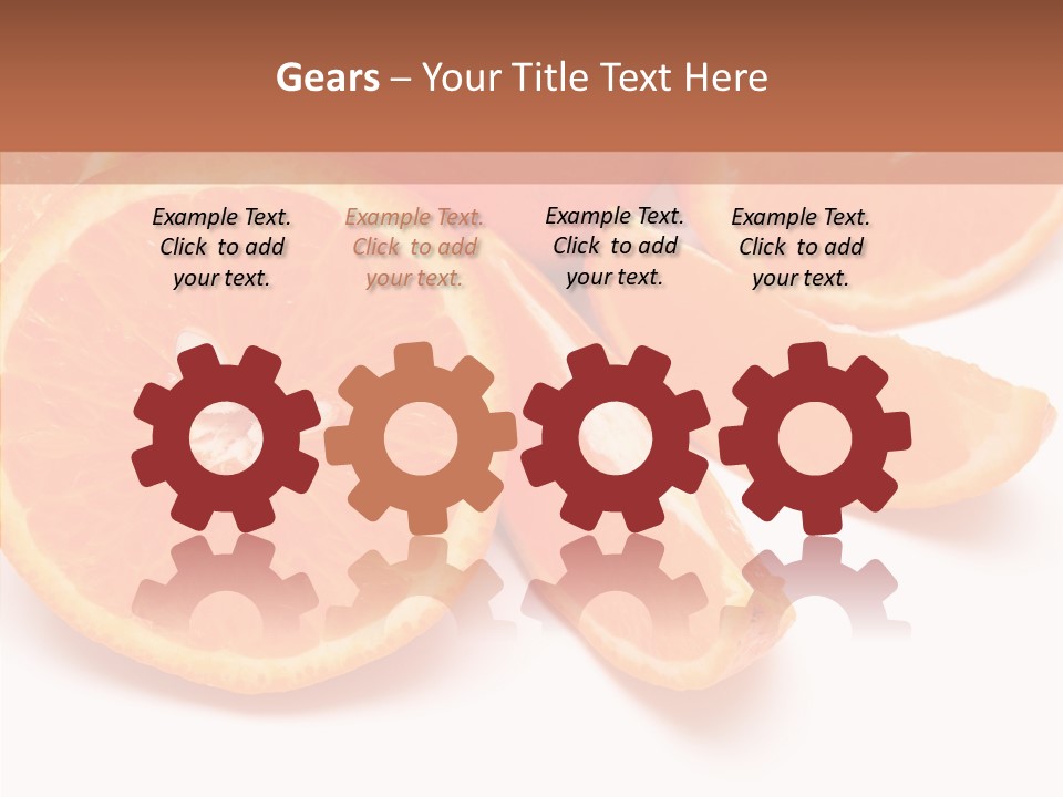 Vitamin Bright Water PowerPoint Template