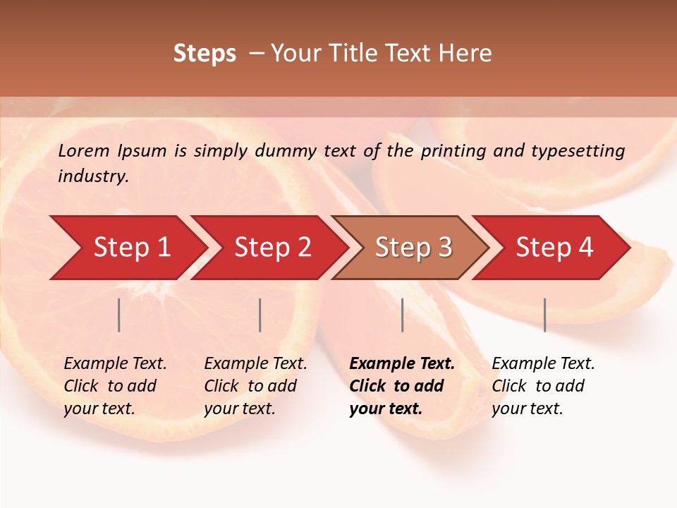 Vitamin Bright Water PowerPoint Template
