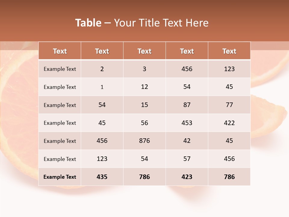 Vitamin Bright Water PowerPoint Template