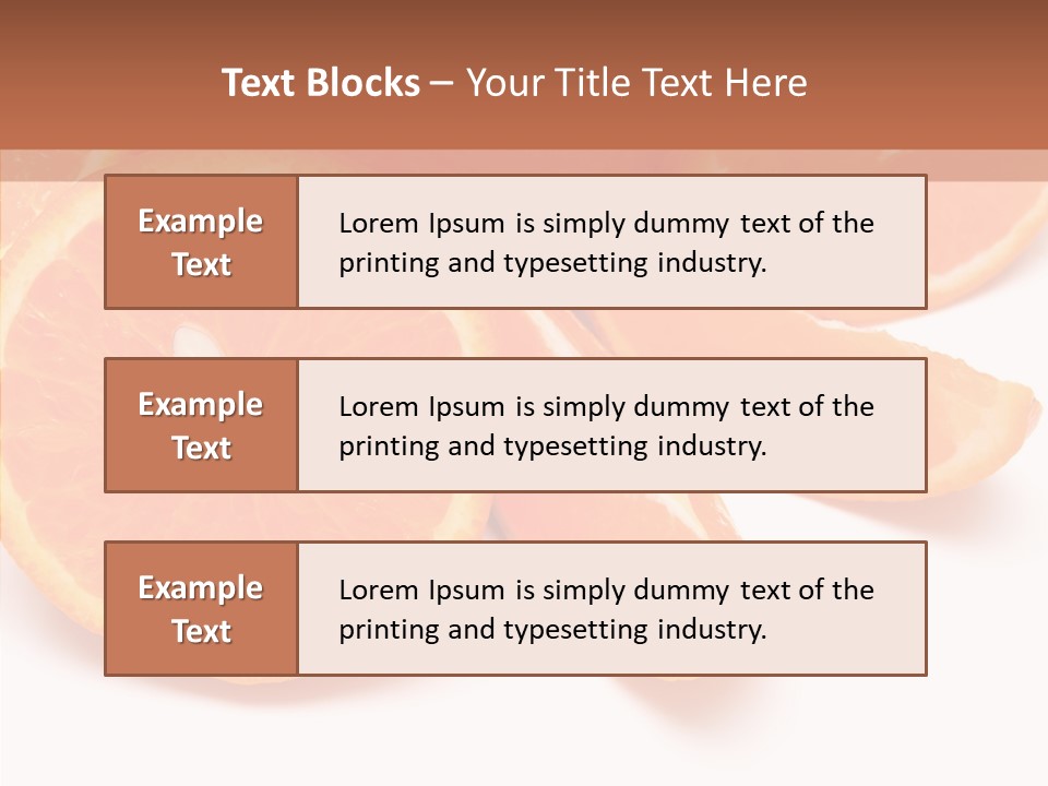 Vitamin Bright Water PowerPoint Template
