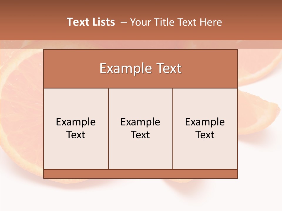 Vitamin Bright Water PowerPoint Template