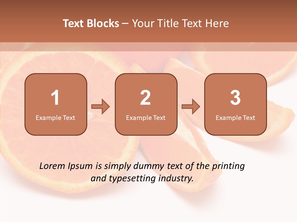 Vitamin Bright Water PowerPoint Template