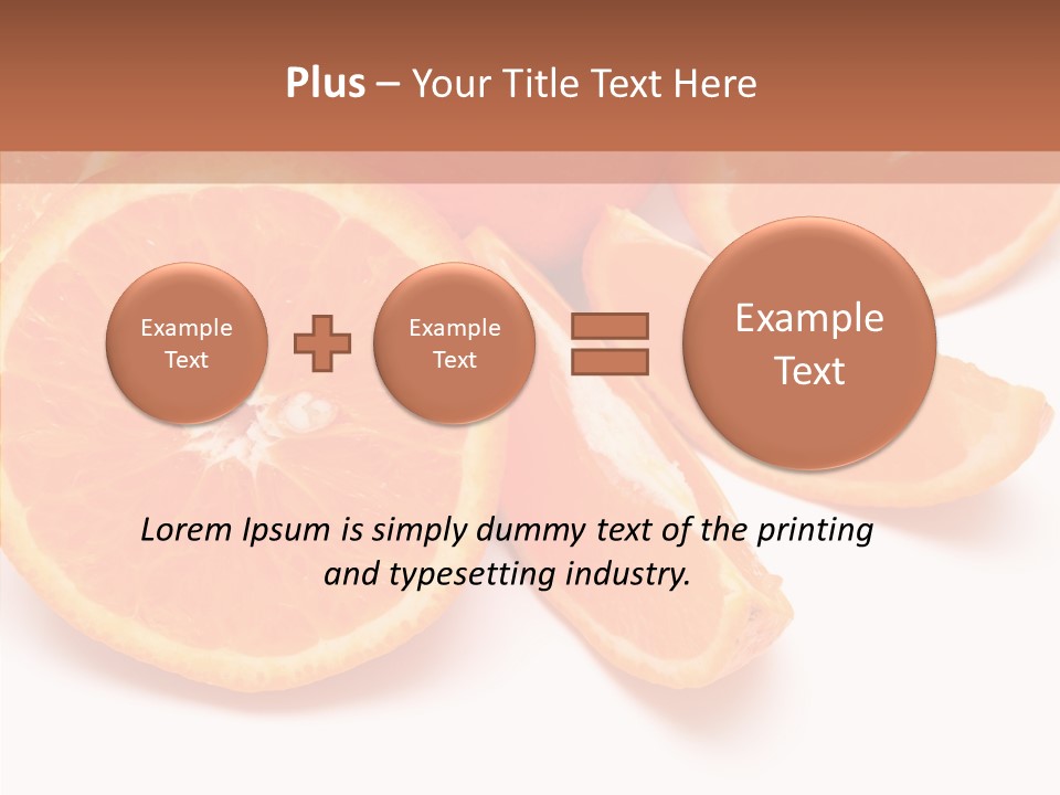 Vitamin Bright Water PowerPoint Template