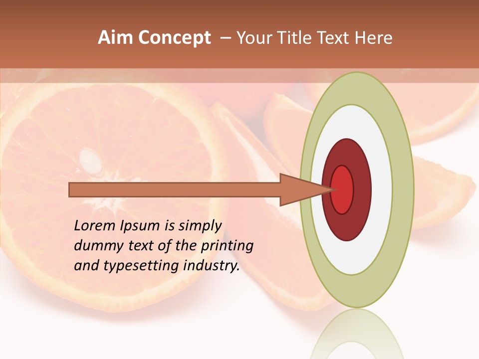 Vitamin Bright Water PowerPoint Template