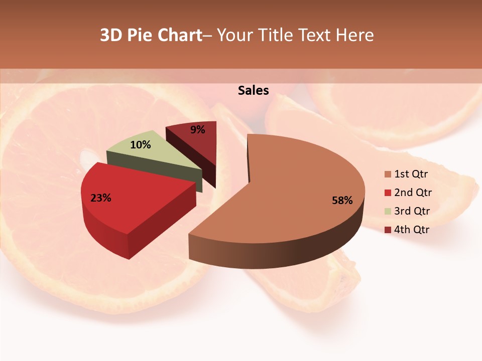 Vitamin Bright Water PowerPoint Template