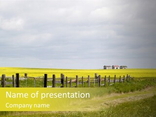 Saskatchewan Space White PowerPoint Template