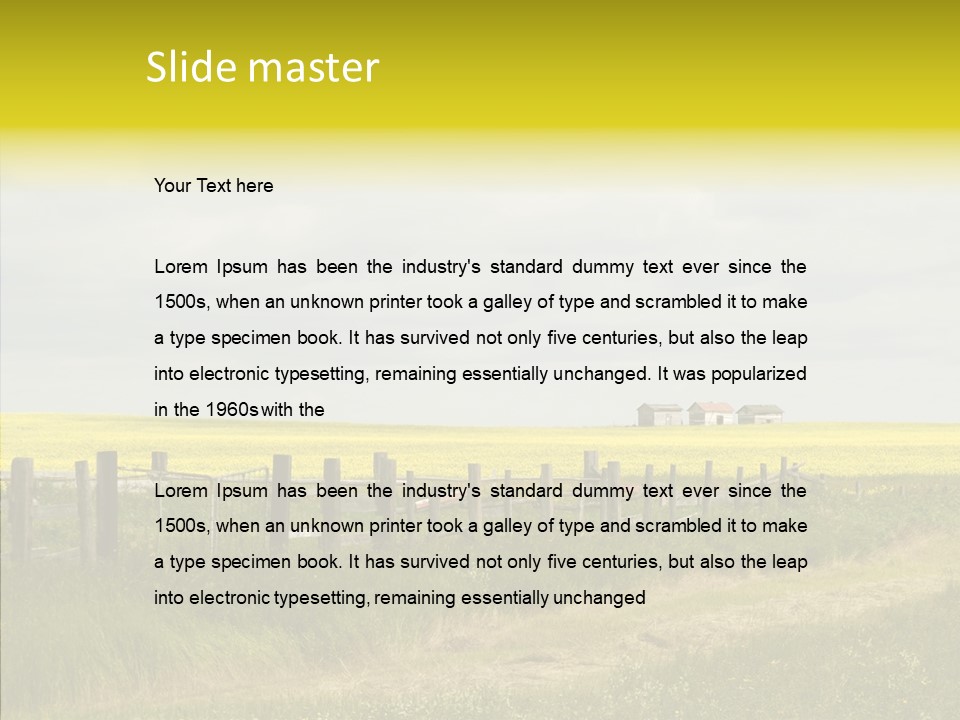 Saskatchewan Space White PowerPoint Template