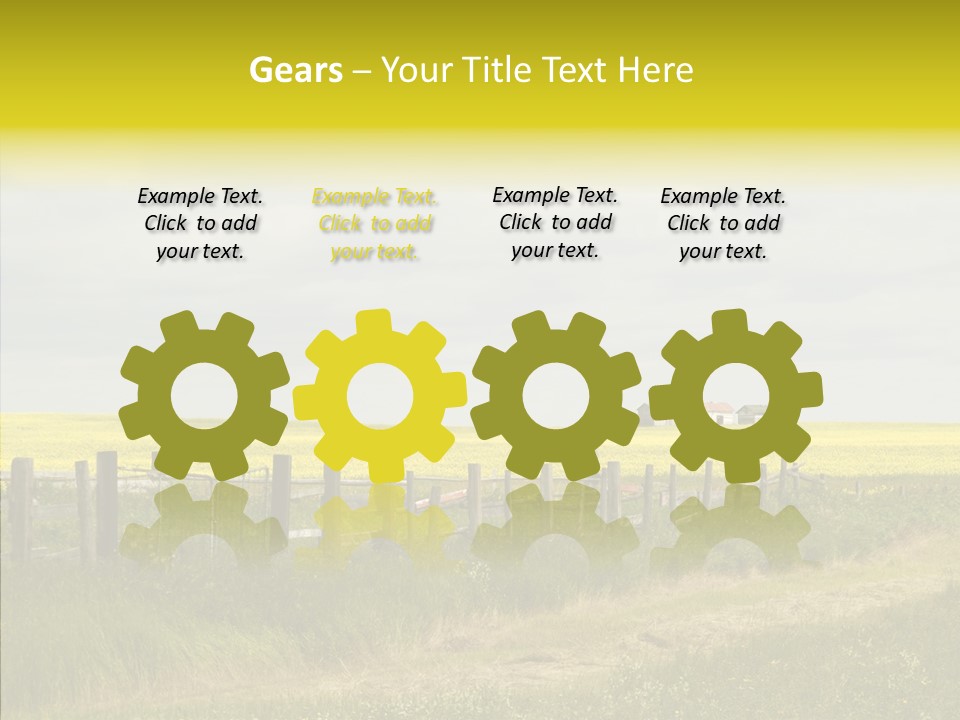 Saskatchewan Space White PowerPoint Template