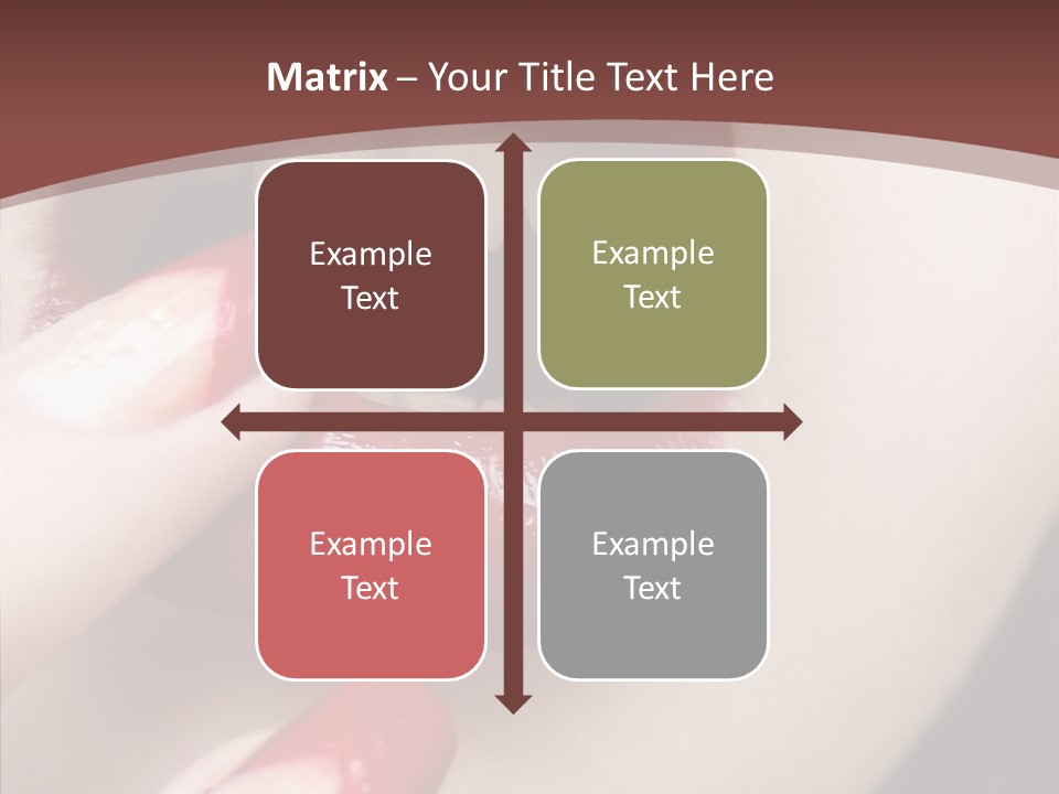 Tissue Gothic Woman PowerPoint Template