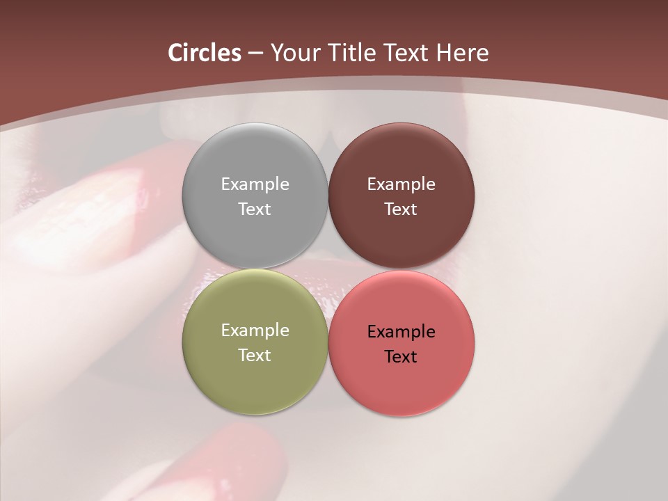 Tissue Gothic Woman PowerPoint Template