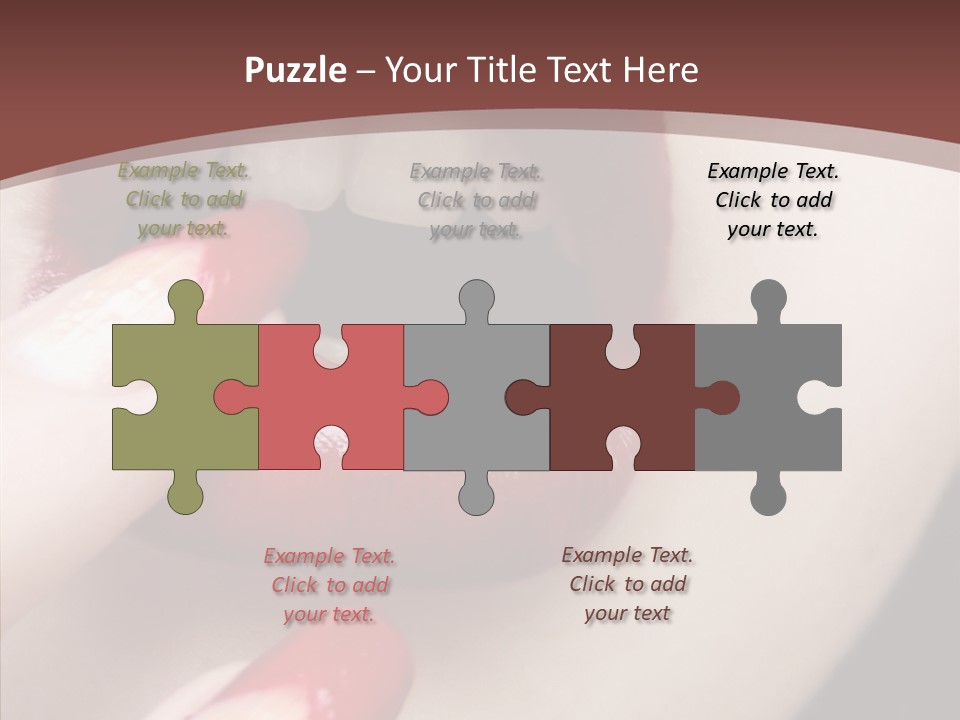 Tissue Gothic Woman PowerPoint Template