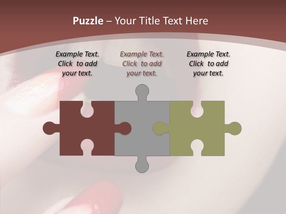 Tissue Gothic Woman PowerPoint Template